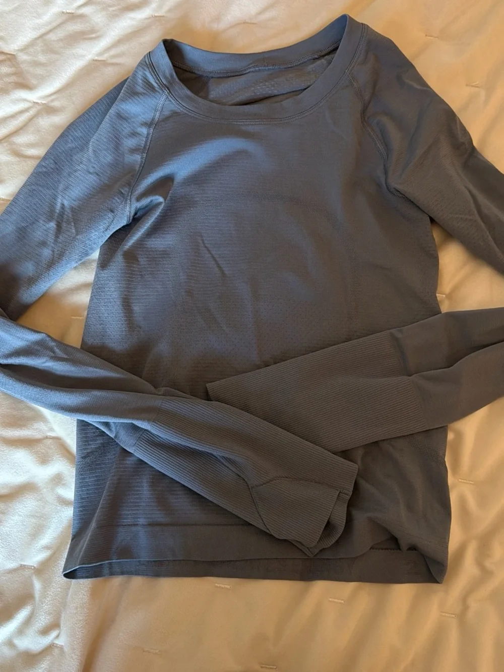 lululemon athletica Long Sleeve Top in Slate Blue